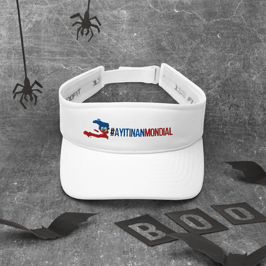 Ayiti Nan Mondial visor hat SakpaseFest Haitian pride”
