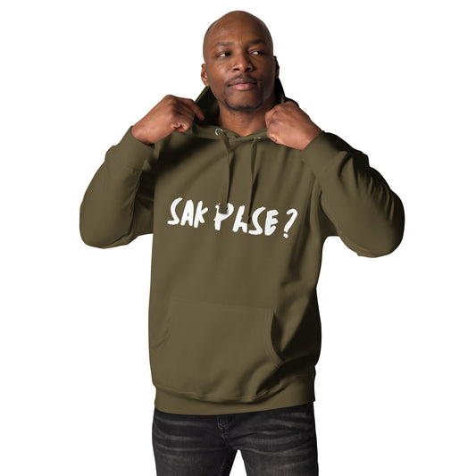 Haitian streetwear Sakpase hoodie unisex
