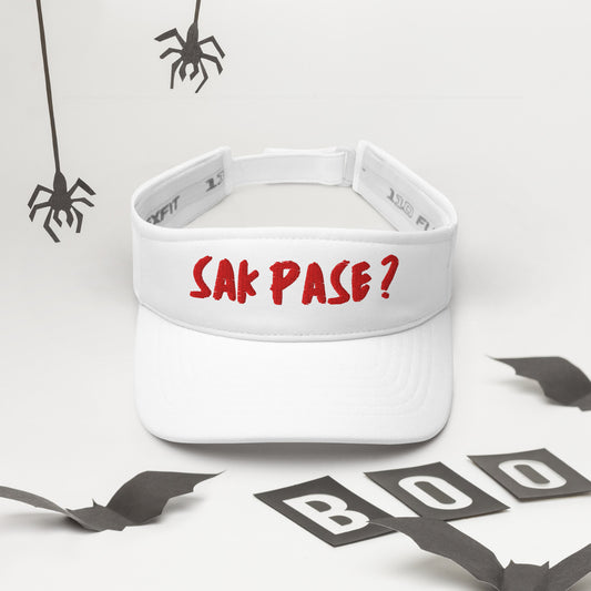 SakpaseMerch visor hat for Haitian culture streetwear”